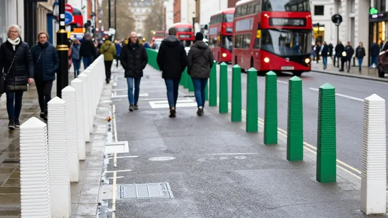 Illustration for: London Mayor Opens 1.2-Mile Car-Free Zone on Oxford Street